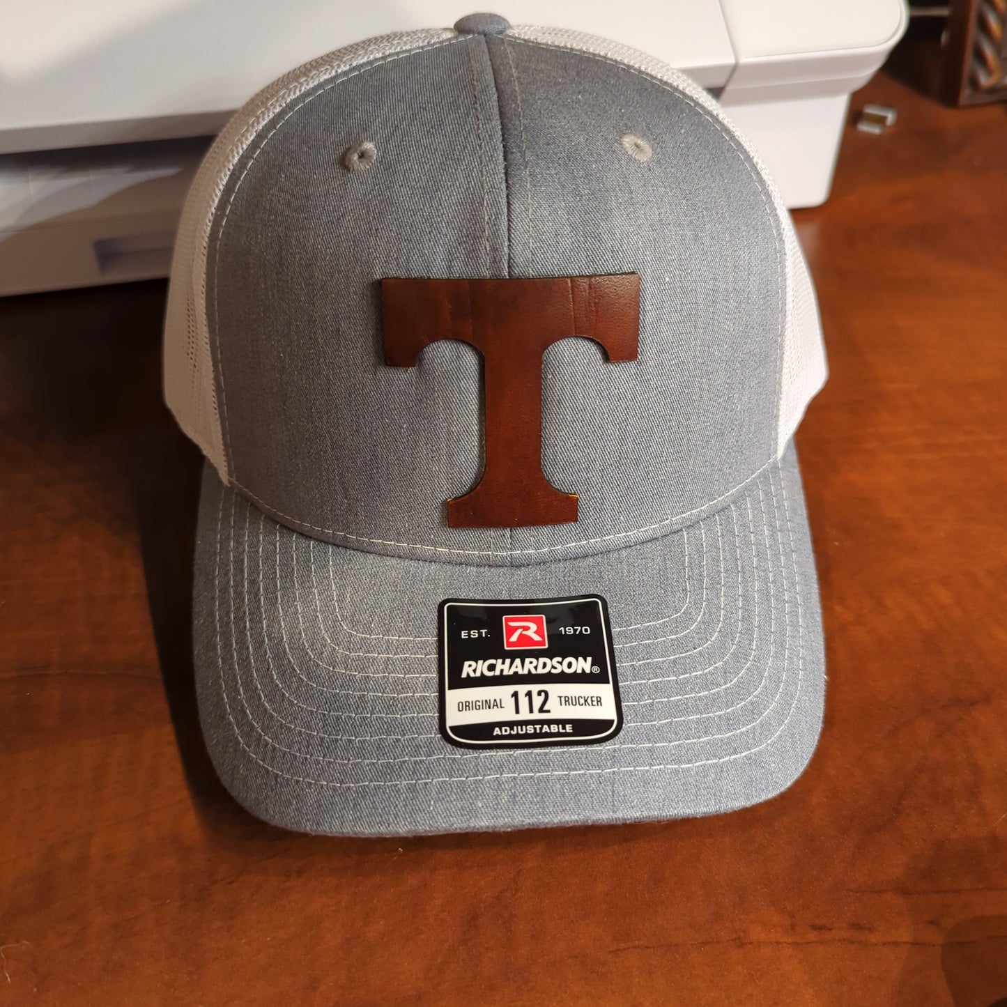 Power T Leather Patch Hat