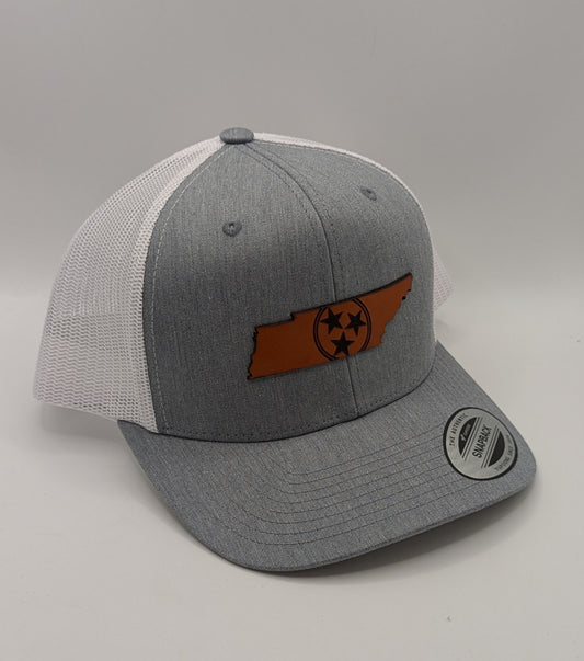 TN State Leather Patch Hat