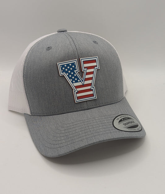 "V" Veterans Football Touchdown Club hats