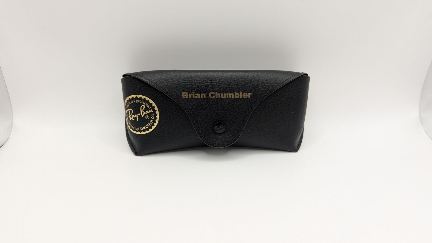 Custom engraved RayBan Sunglass case