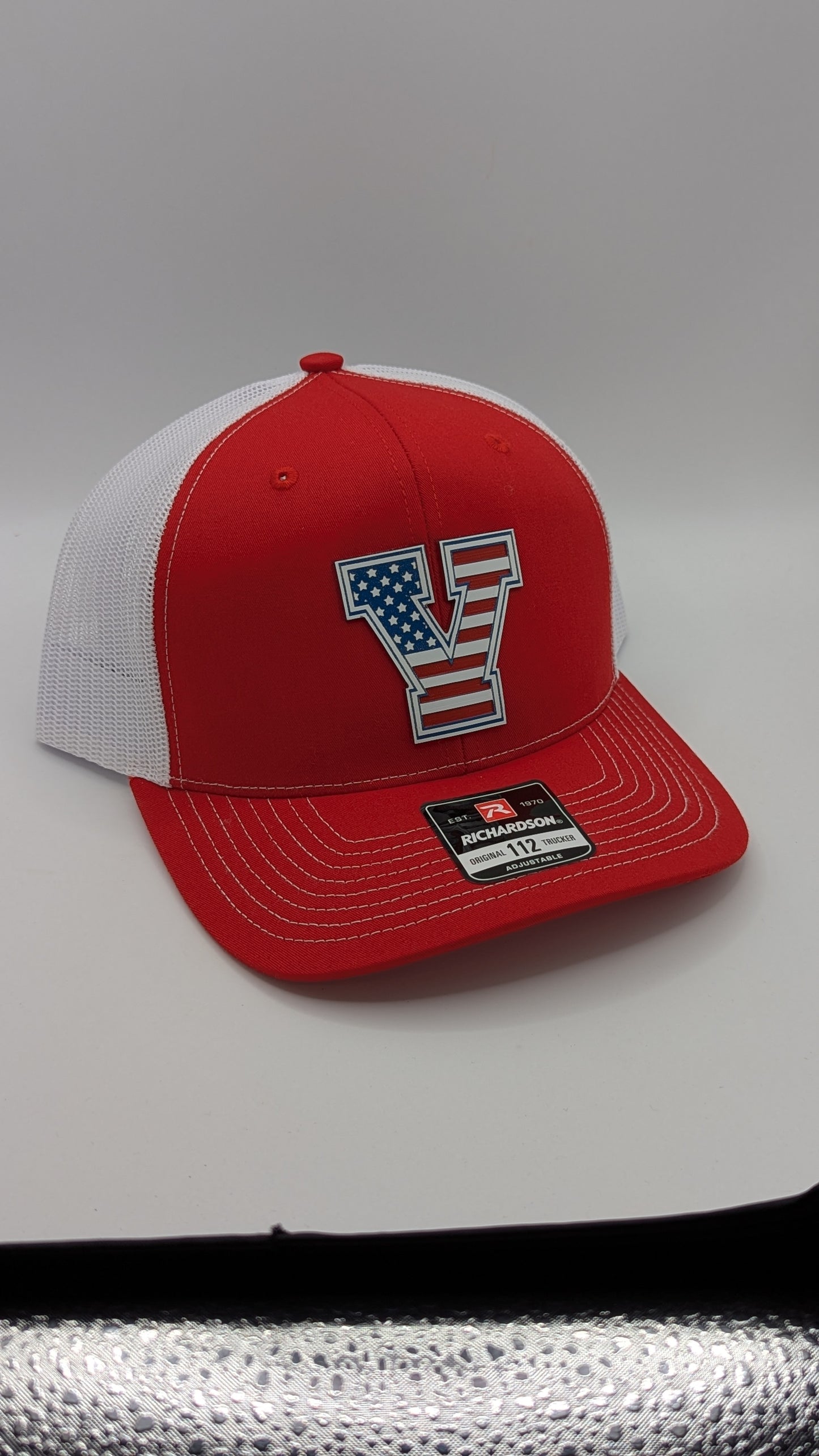 "V" Veterans Football Touchdown Club hats