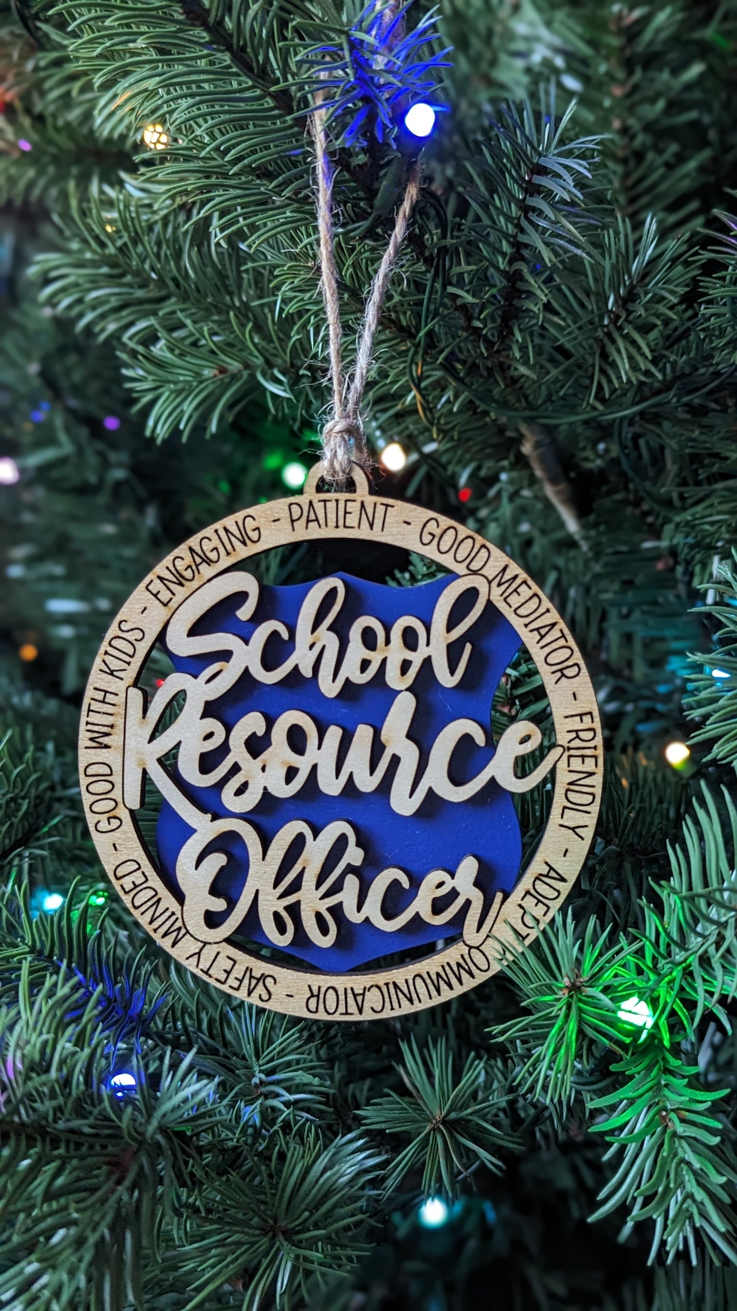 School Resource Officer ornament