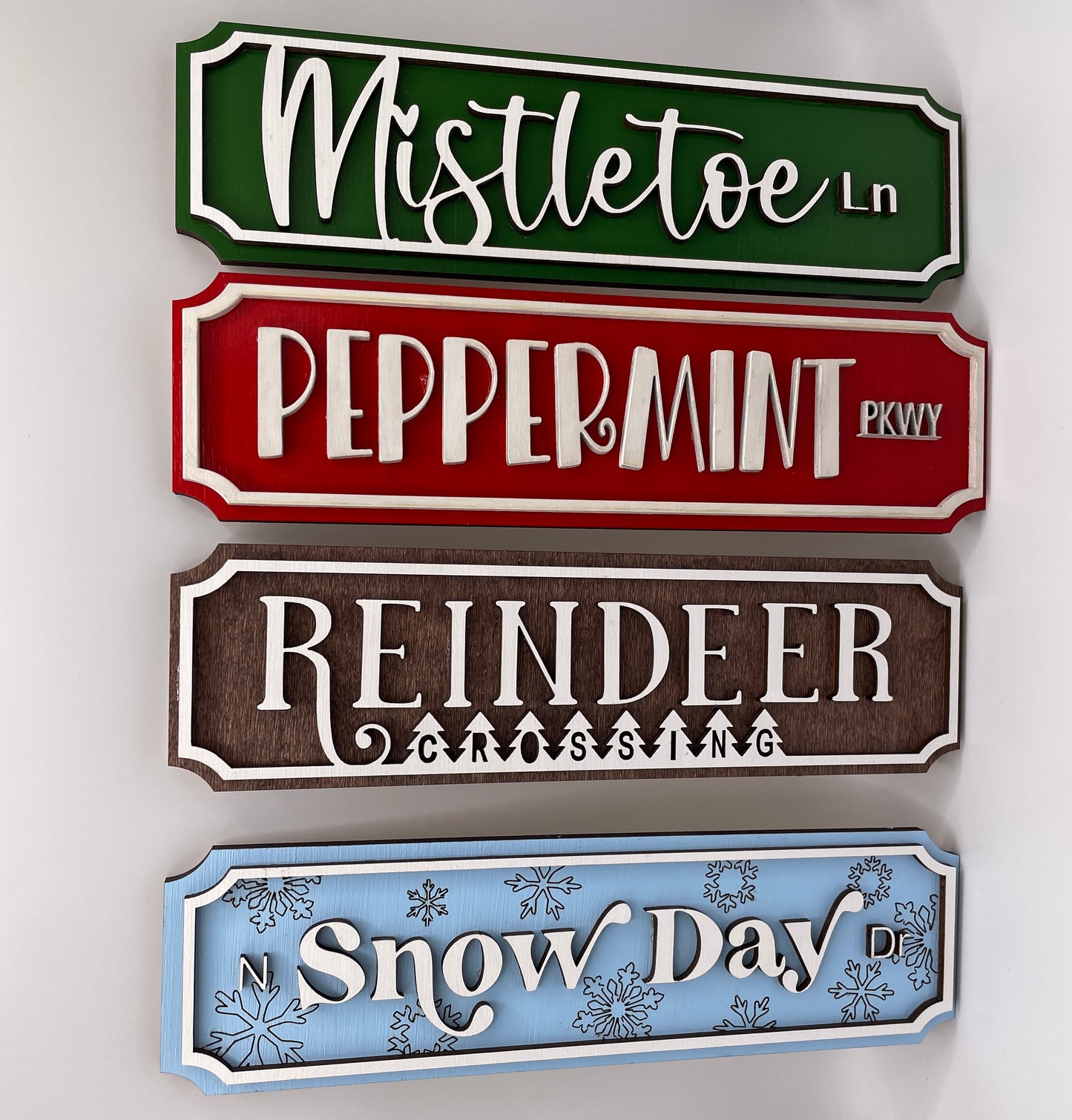 Christmas Tiered Tray Signs | Christmas Mini Signs