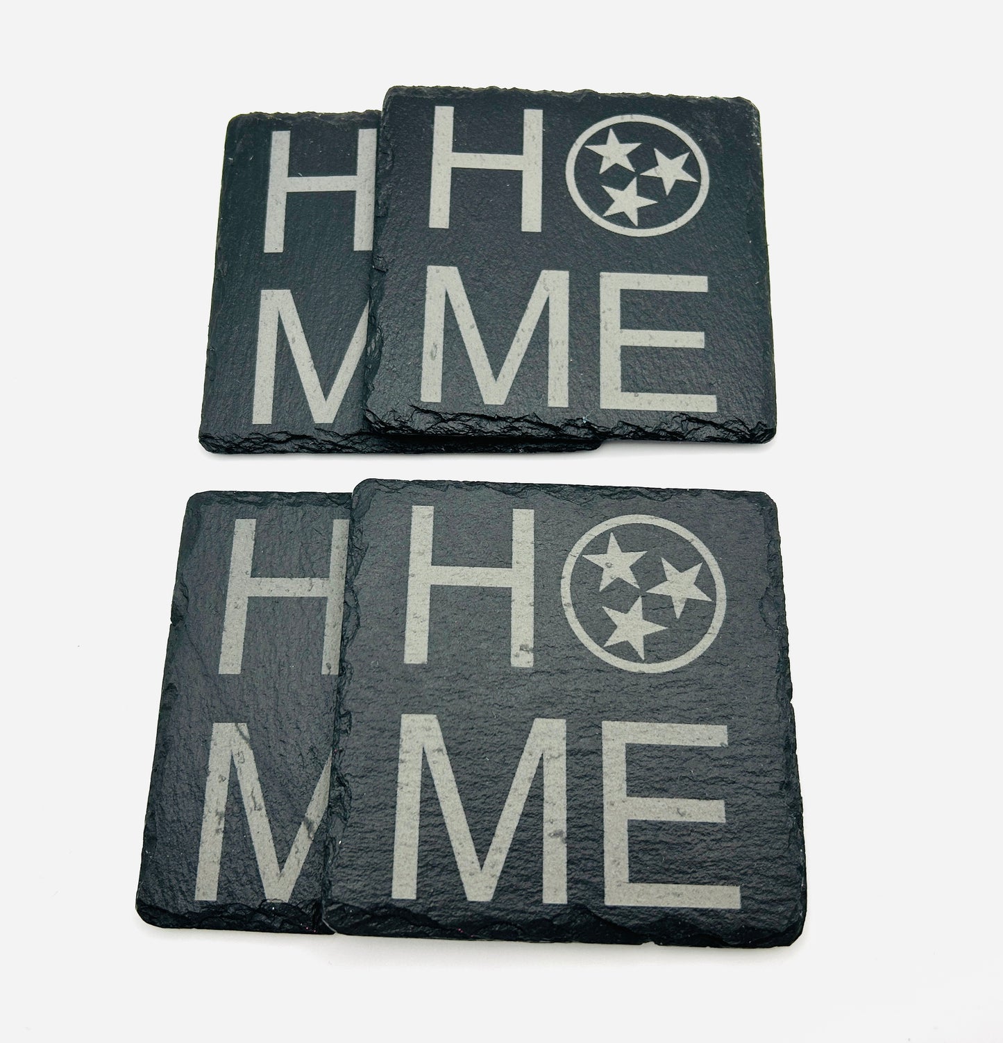 Tennessee Home Slate Coaster Set