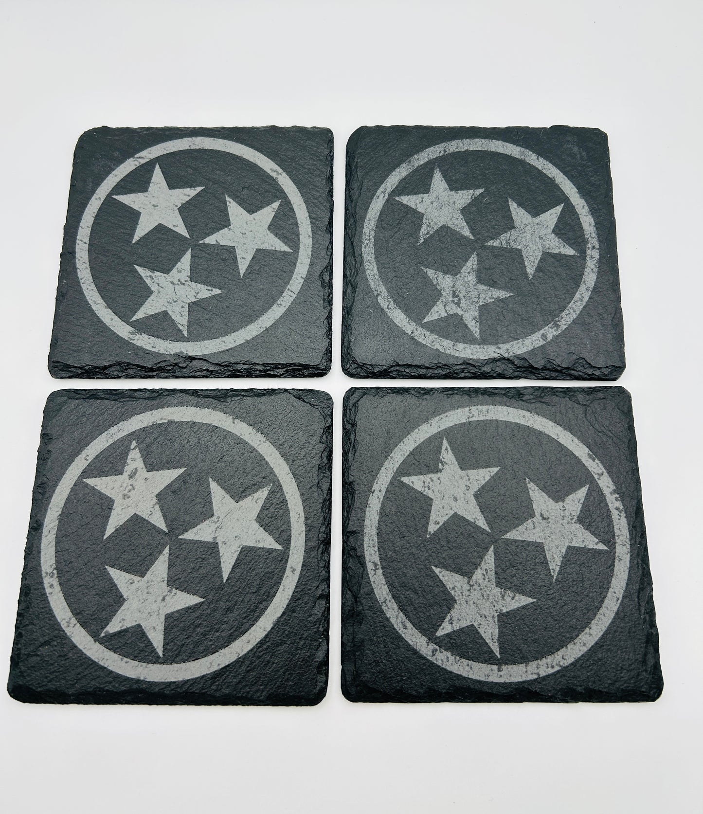 Tennessee Tristar Slate Coaster Set